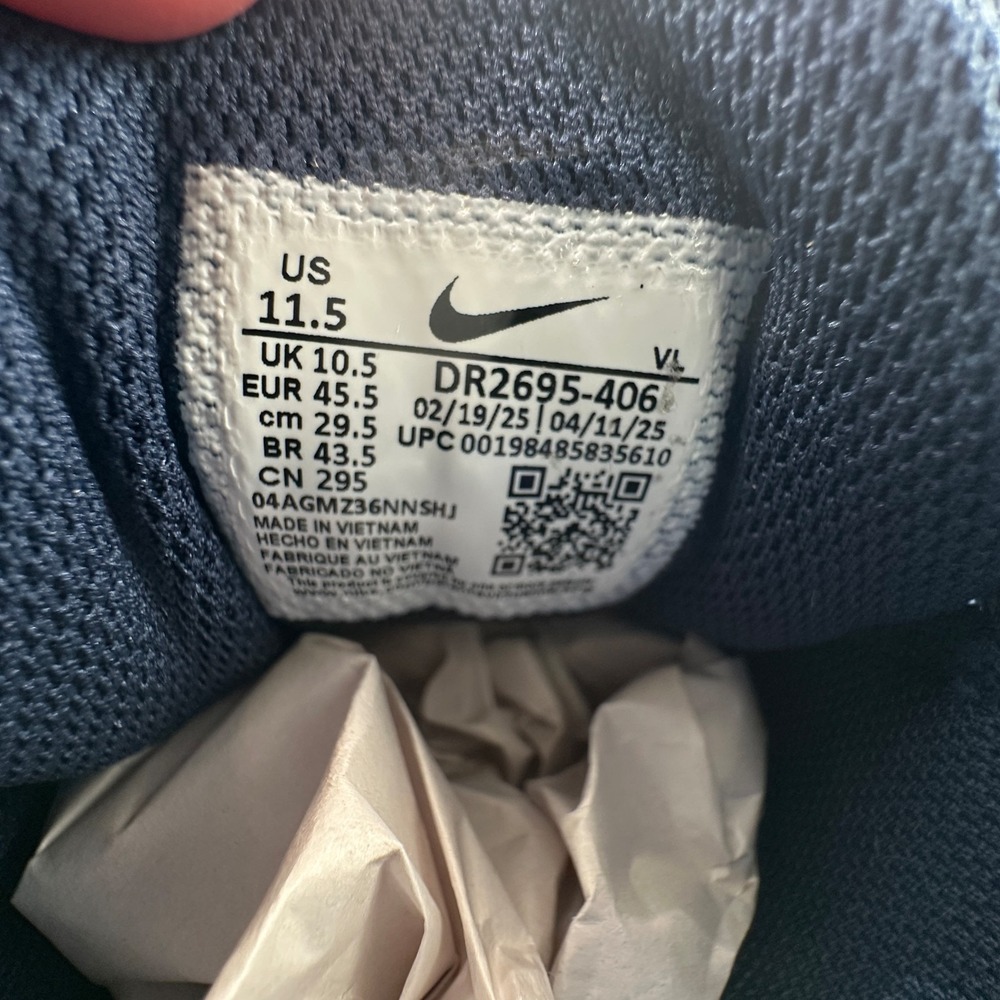 Nike Run Swift 3 Men's 11.5 Running Shoes Midnight Navy Sneaker DR2695-406 NEW - Picture 9 of 13